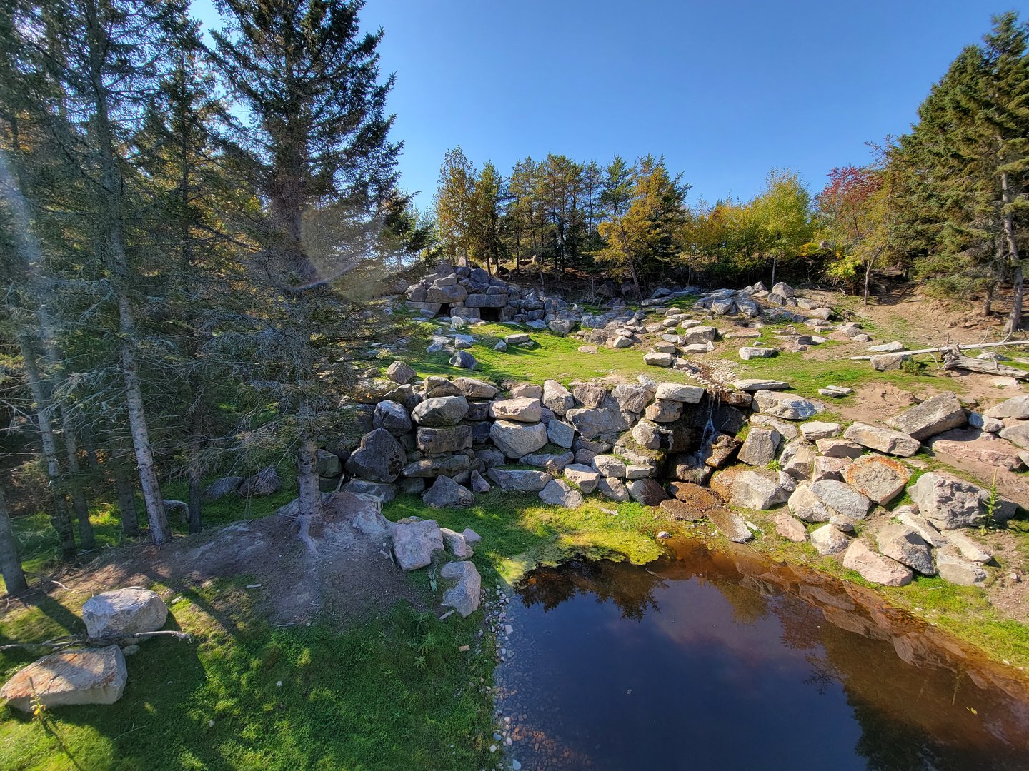 Zoo Sauvage 10/22 - Rocky Mountains, mountain goat exhibit