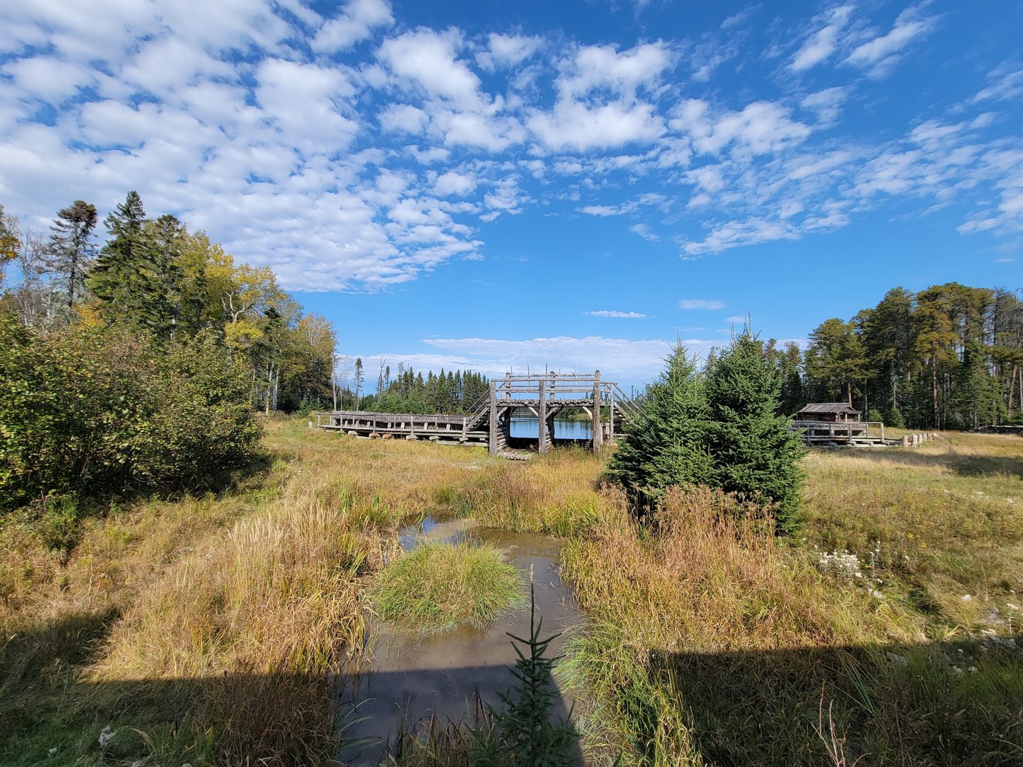 Zoo Sauvage 10/22 - Train, dam next to settlement #2