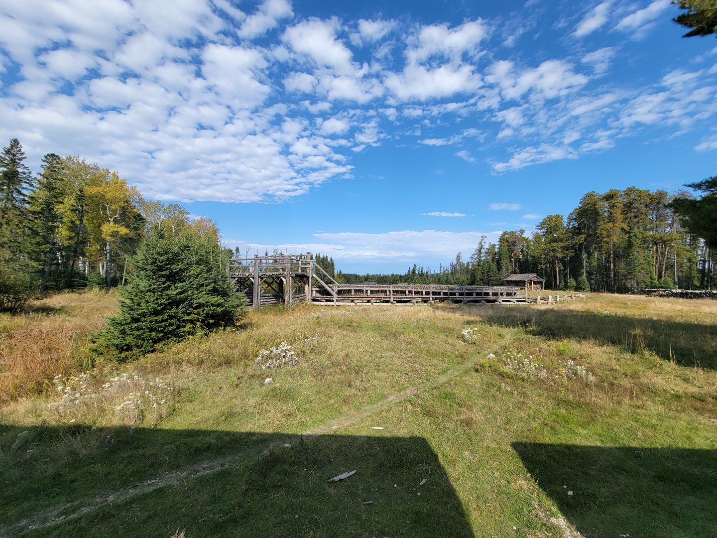 Zoo Sauvage 10/22 - Train, dam next to settlement #2