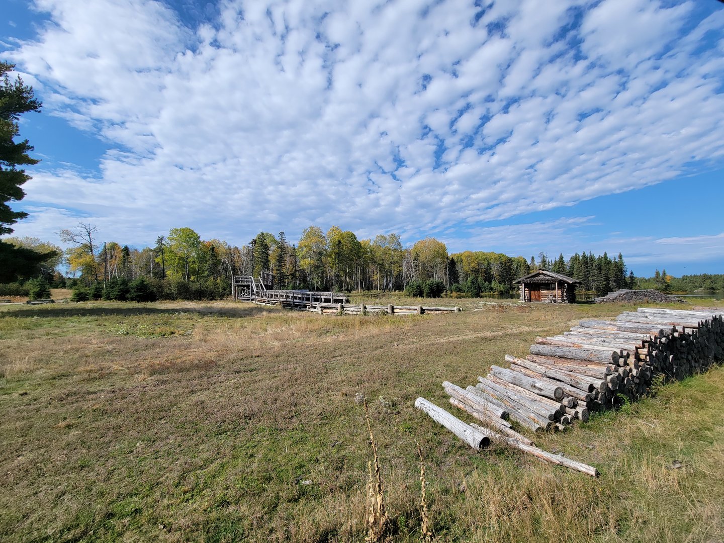 Zoo Sauvage 10/22 - Train, dam next to settlement #2