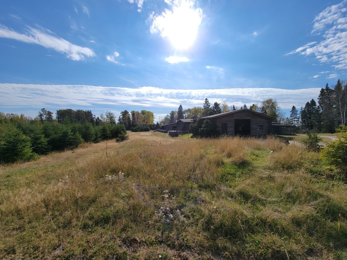 Zoo Sauvage 10/22 - Train, looking back at settlement #2