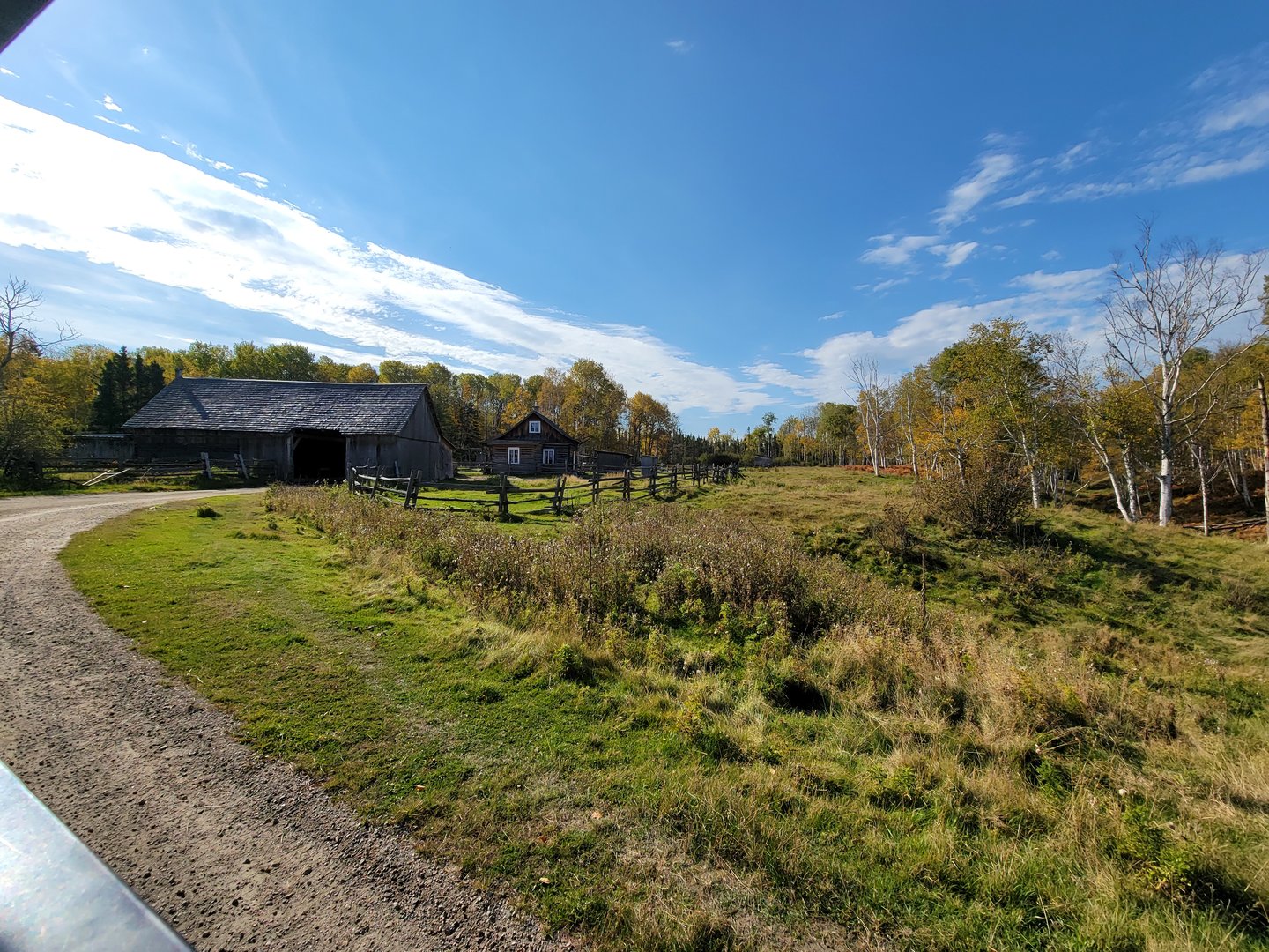 Zoo Sauvage 10/22 - Train, looking back on settlement #1