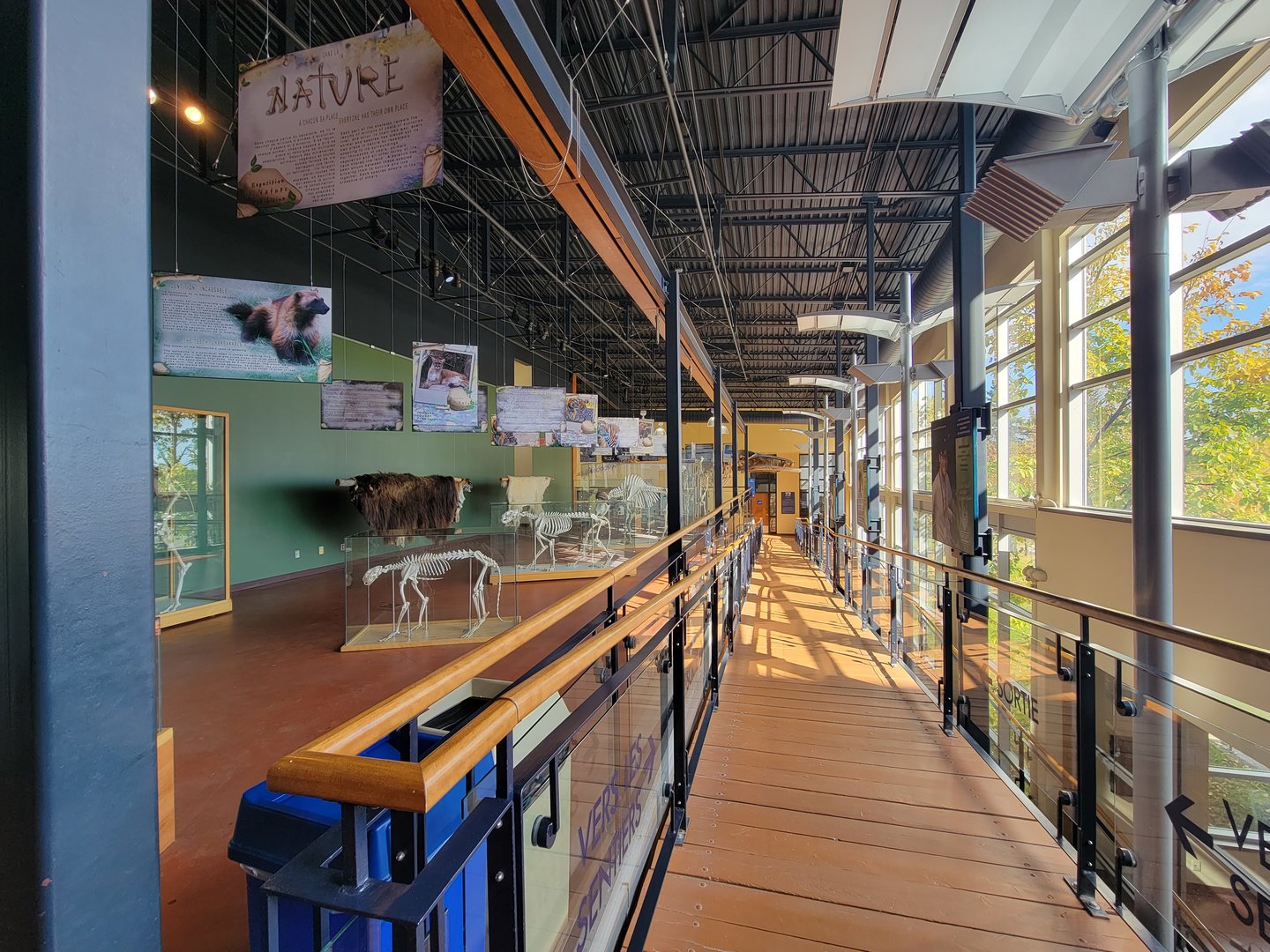 Zoo Sauvage 10/22 -  Visitor Centre, path back to first floor