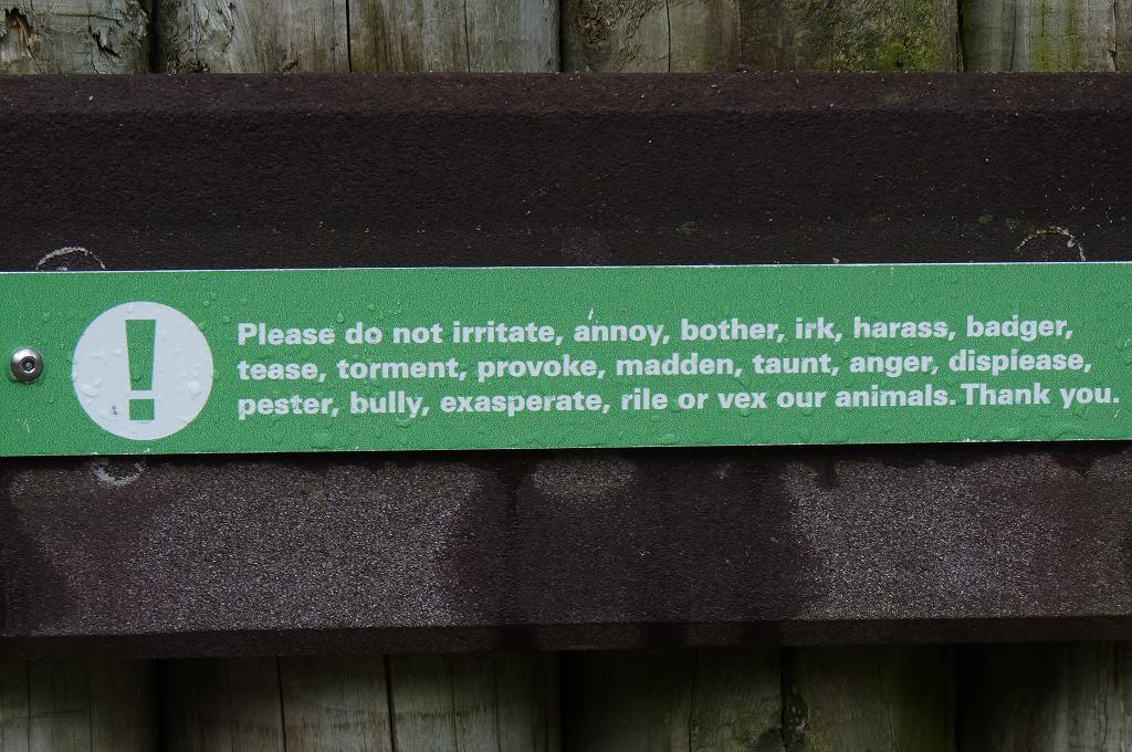 Zoo sign June 2012