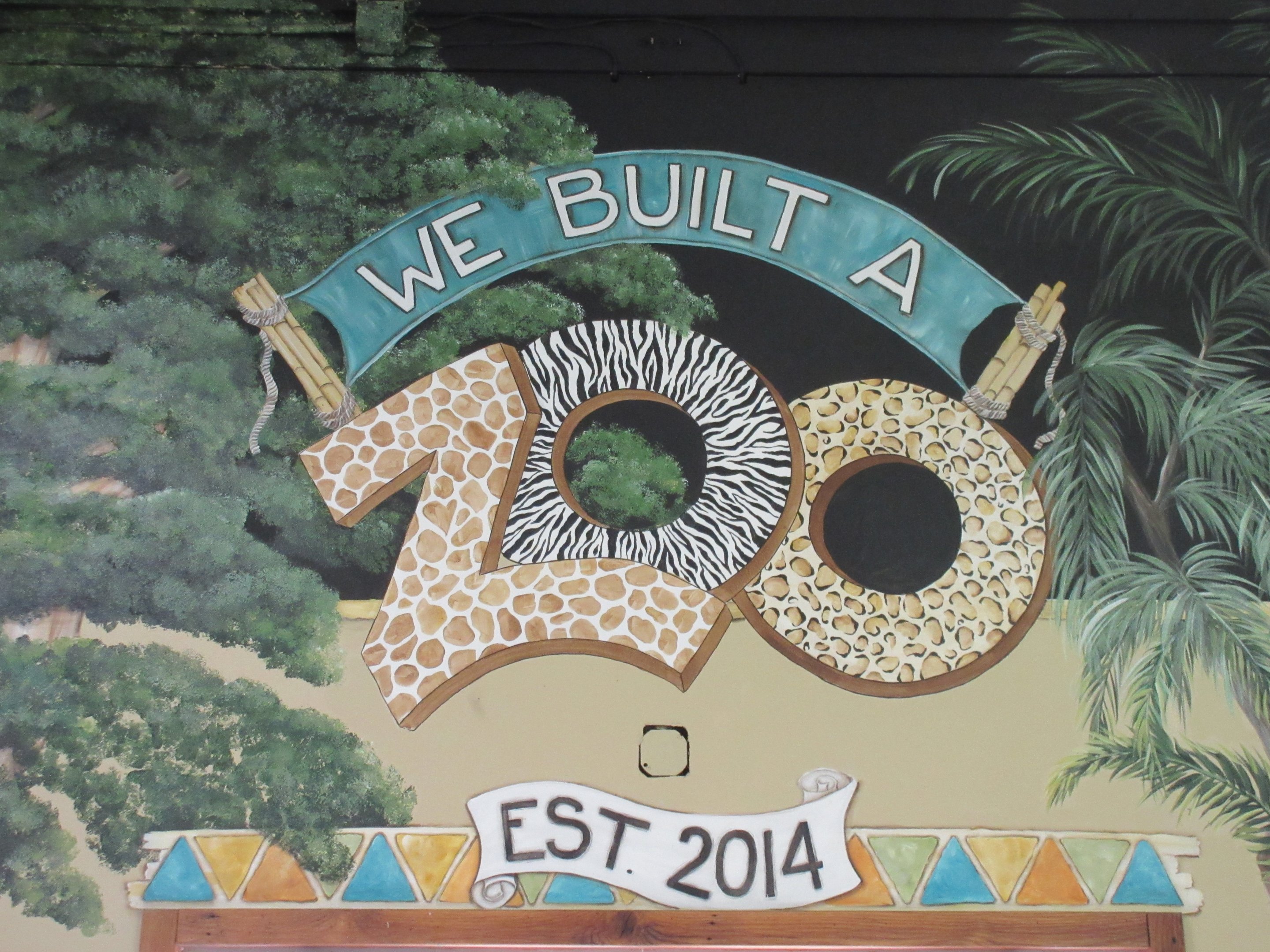 Zoo Sign - New in 2014