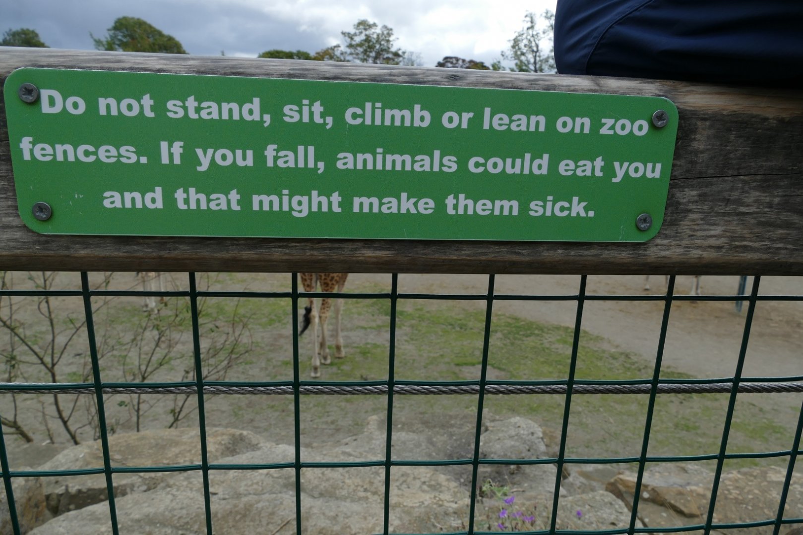 Zoo sign, September 2018