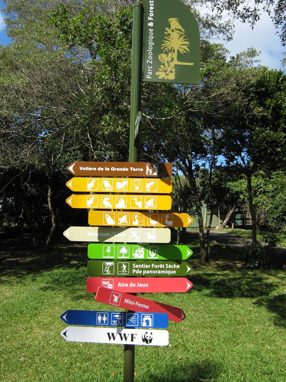 zoo signage