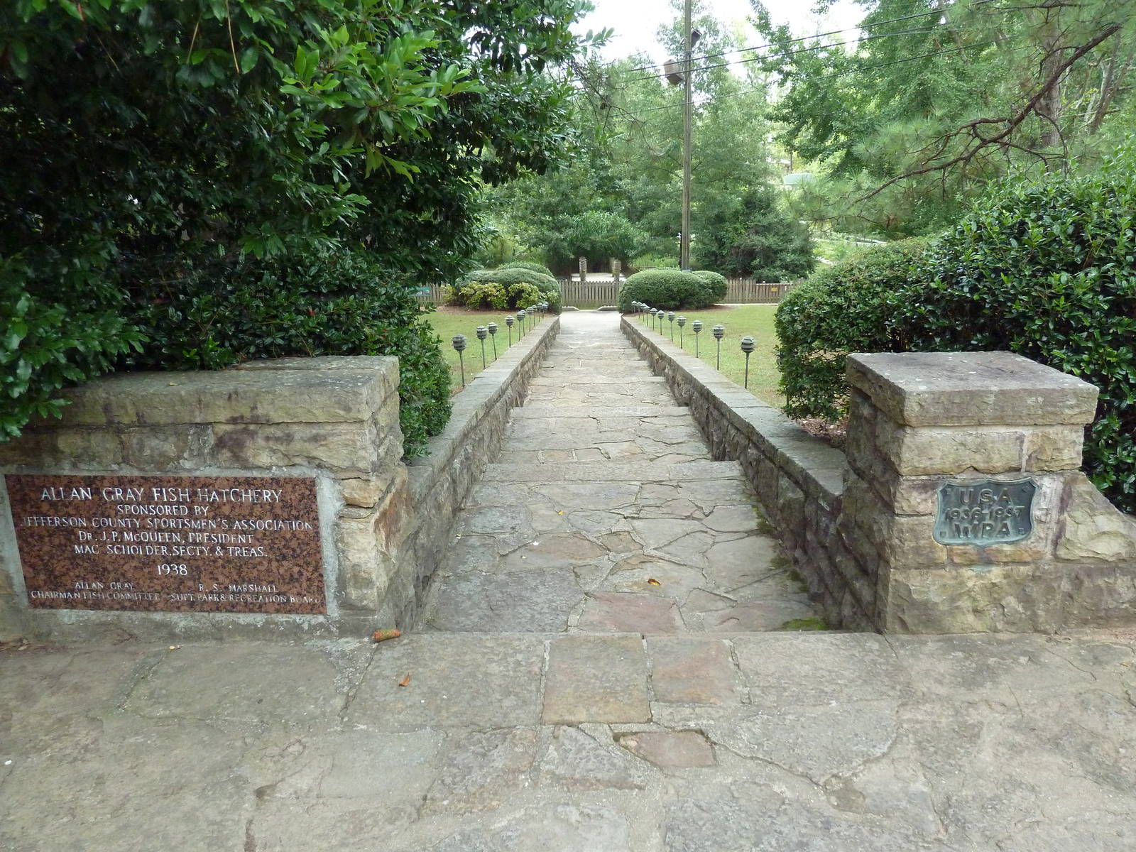 Zoo Steps - 1938 Fish Hatchery