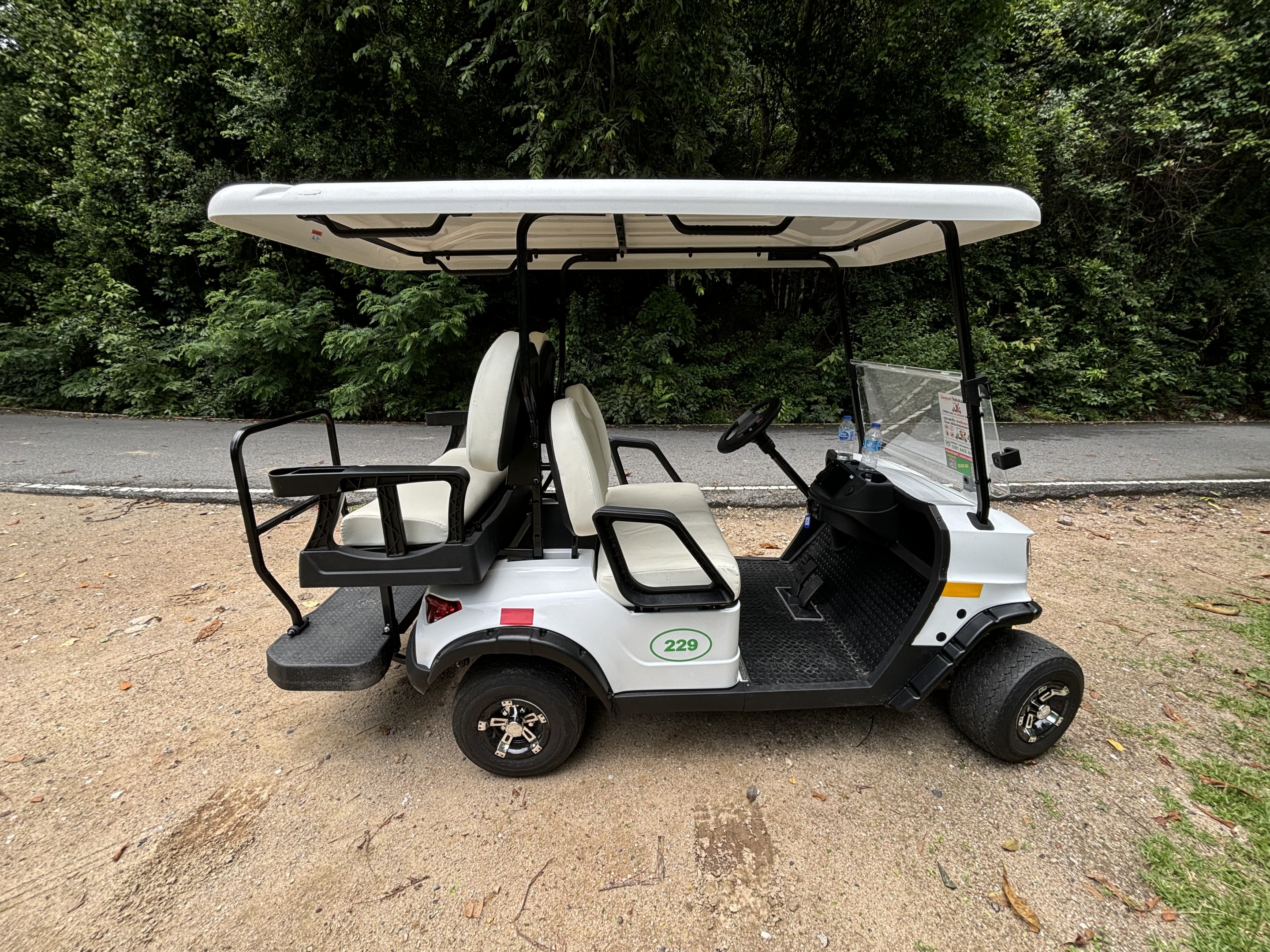 Zoo Transportation = golf cart!
