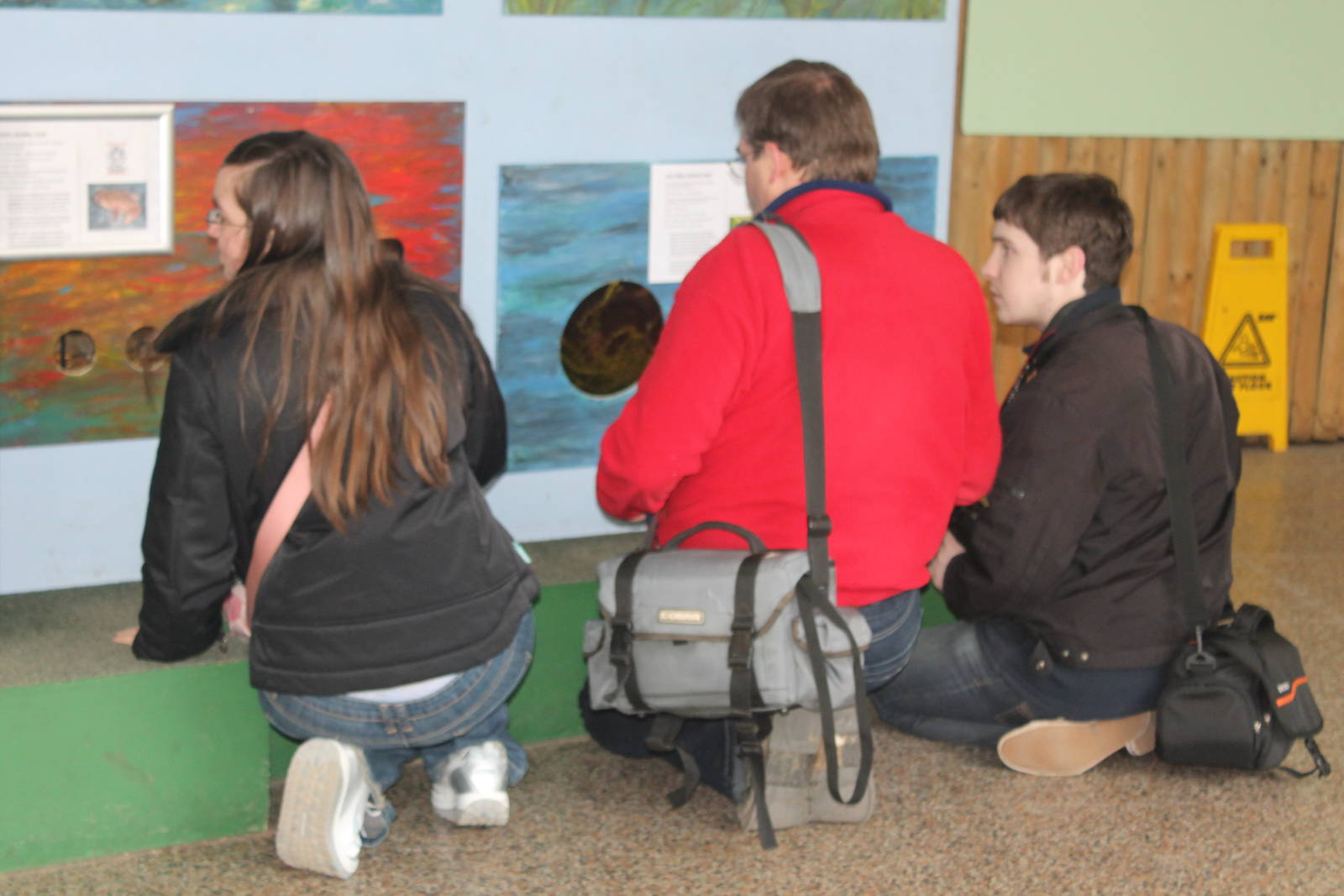 Zoochatters photographing newts dudley Zoo 2013