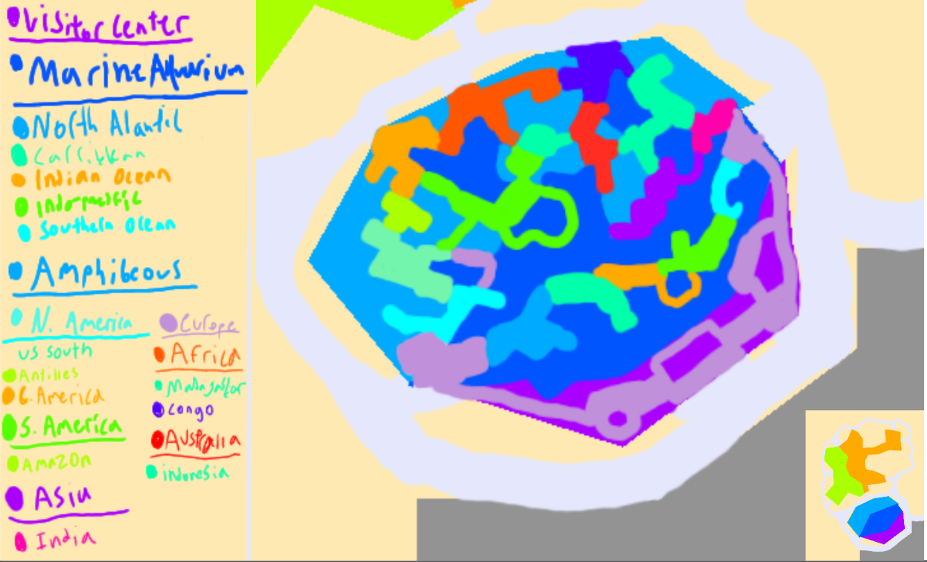 Zoological Conservation Park map (Part 2)