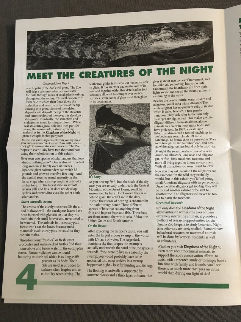 ZooPrints Spring 2003 - KOTN Opening Article