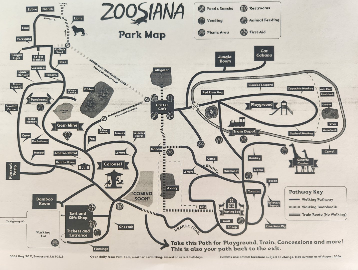 Zoosiana - Map (2024)