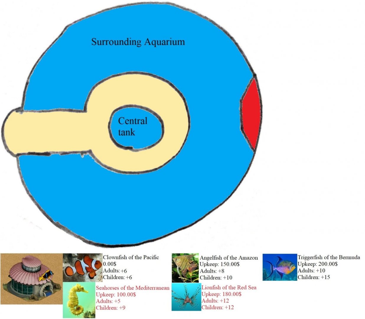 ZT Marine Mania: Tropical Aquarium map