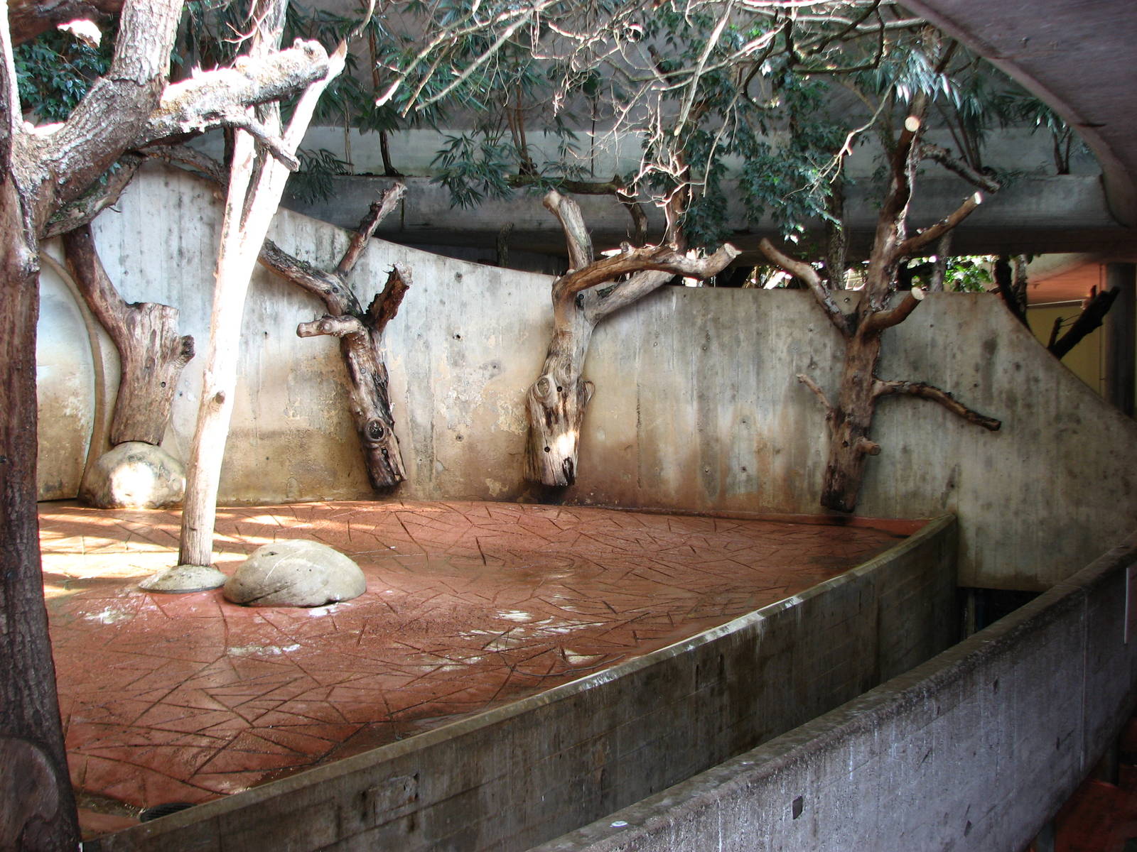 Zürich Zoo 2006 - Indoor exhibit in the Rhinoceros House